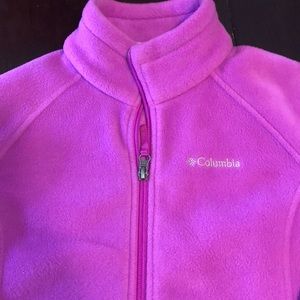 Girls 10/12 purple Columbia fleece